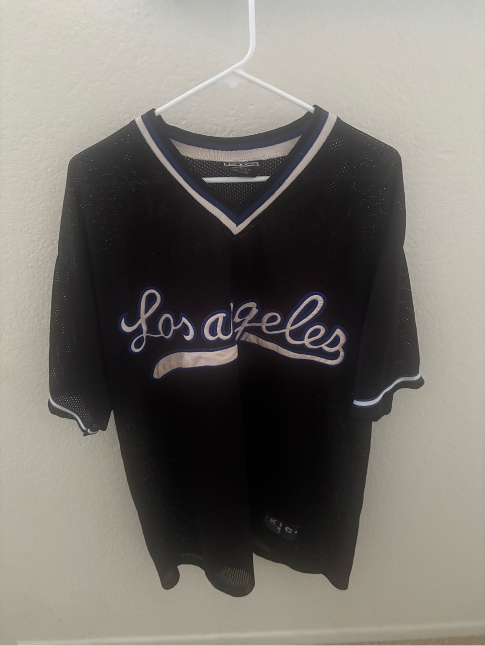 KIC Los Angeles Black Mesh Jersey Size L
